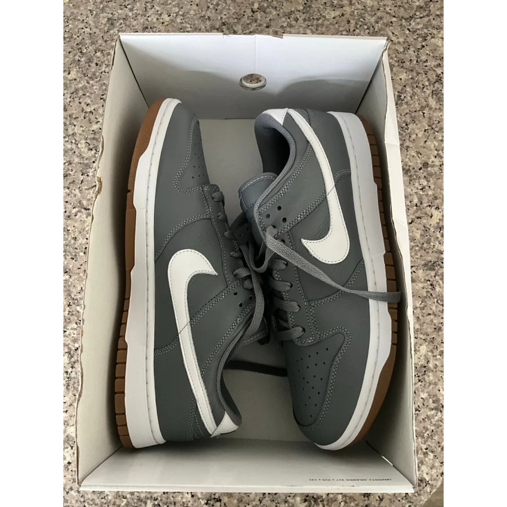 Custom Nike Dunk Low Men's size 12 Gray/White